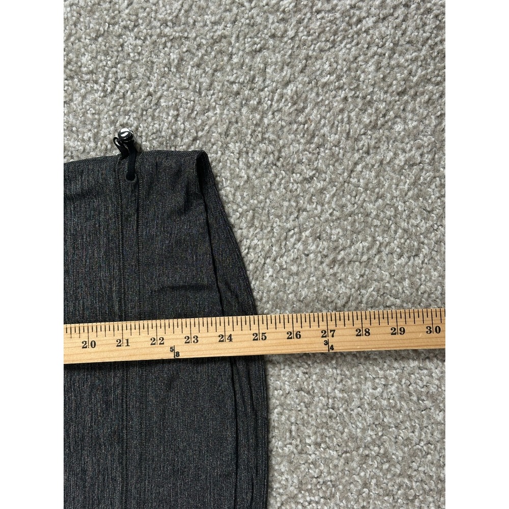 Lululemon Rest Less Tank Top Womens 6 Gray Drawcord Cinch Waist Shelf Bra - Picture 6 of 8